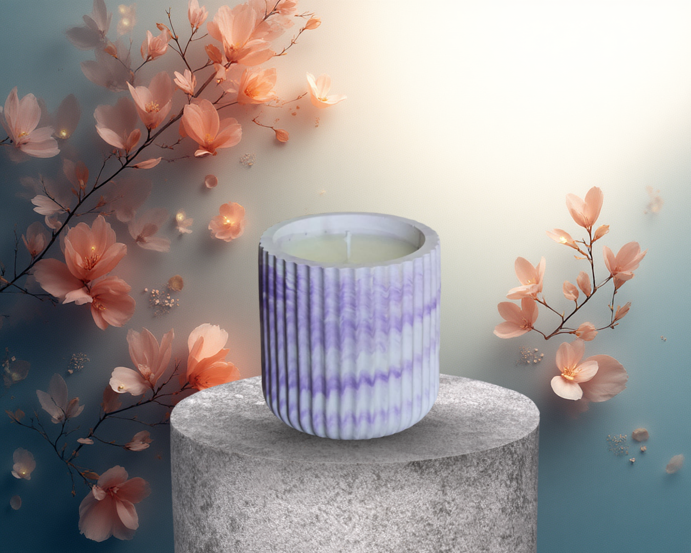 Duftkerze lila (KERZE03)