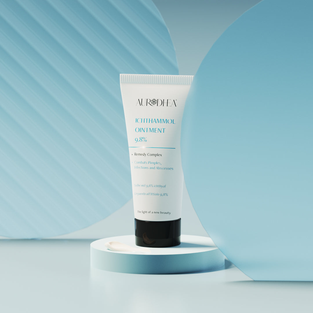 Salbe mit 9,8% Ichthyol (MD01B)