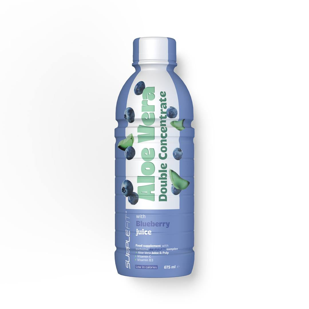 ALOE VERA, Blattsaft & Blattmark mit Heidelbeersaft (INTB061)