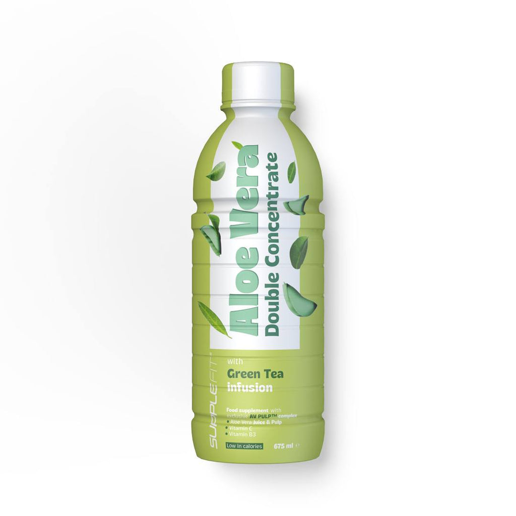 ALOE VERA, Blattsaft & Blattmark mit Grünem Tee (INTB062)