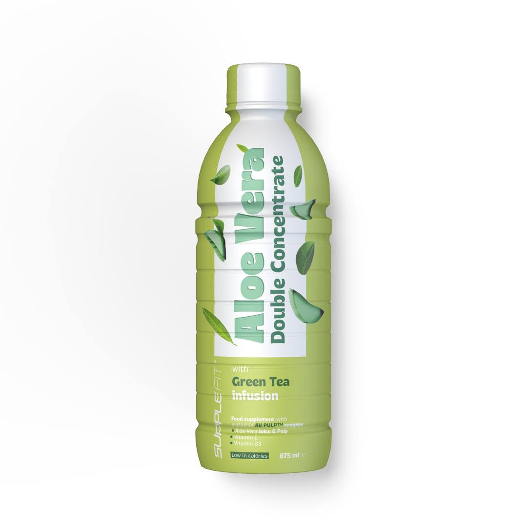 ALOE VERA, Blattsaft & Blattmark mit Grünem Tee (INTB062)